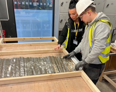 Construction Students Benefit From Actis’ Hands-on Thermal Bridging Training